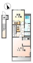 ベリティス（T)の物件間取画像